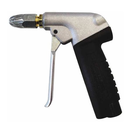AirGun, 3/8in, FNPT, Zinc, Silver;Black MPN:U74HT37