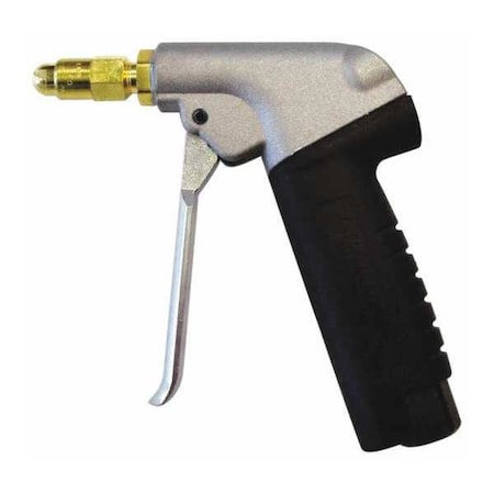 AirGun, 3/8in, FNPT, Alum, Silver;Black MPN:U74HVB