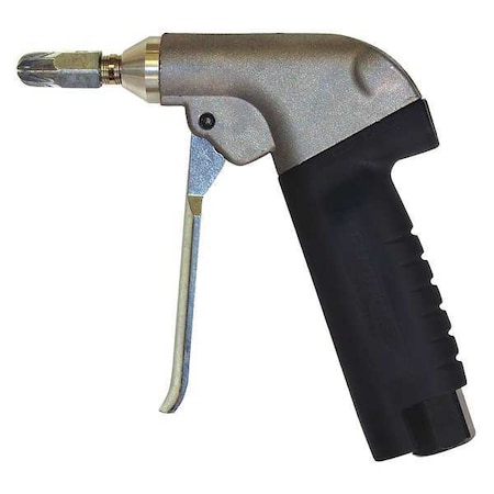 AirGun, 3/8in, FNPT, Alum, Silver;Black MPN:U74LVZ