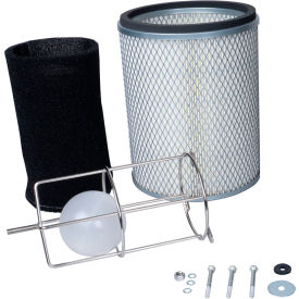Guardair® PowerQUAD 20/30/55 Gallon Liquid Shut-Off Assembly Upgrade/Retrofit Kit Black/Metal PQ638K