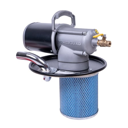 Pneumatic Drum-Top Vacuum Head, 10 gal, 20 - 60 cfm MPN:PQ10H150