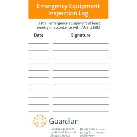 Guardian Equipment 250-060R Inspection Tags Pack Of 20 250-060R