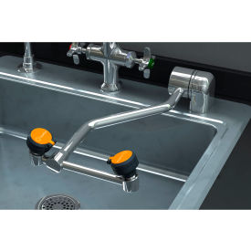 Guardian Equipment Barrier-Free Eyewash Station Deck Mount Chrome Plated Brass GBF1849