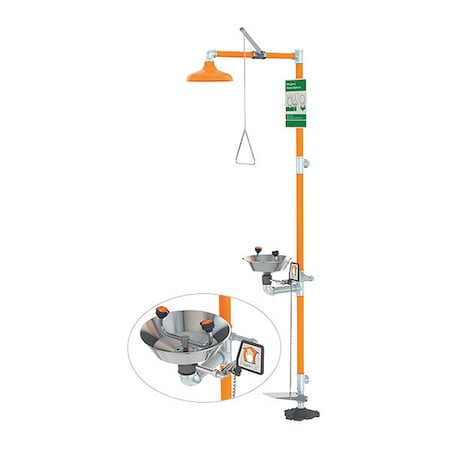 Eye Wash/shower Safety Station MPN:G1902HFC-SSH