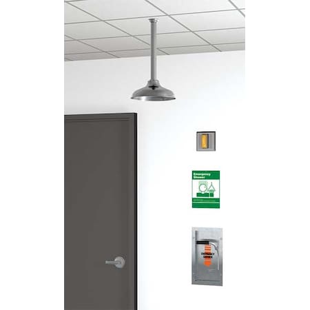 Emergency Shower, Recessed, 20 gpm MPN:GBF1670