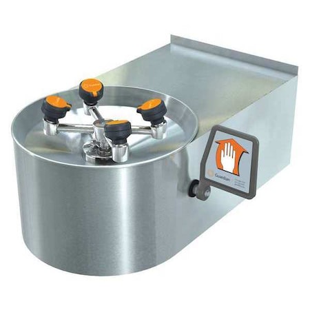 Plumbed Eyewash, Wall Mount, Plumbed, 8 3/4 in H., 11 1/6 in W MPN:GBF1721