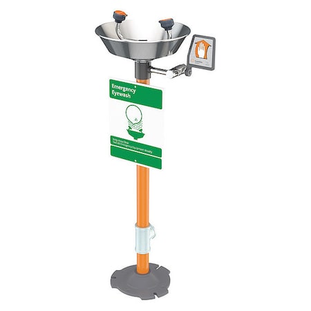 2-Head Emergency Eye Wash Pedestal Mounted MPN:G1825