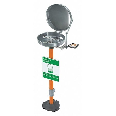 Pedestal Mount Eyewash Ss Bowl w/Cover MPN:G1825BC