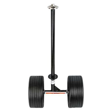 Extension Ladder Dolly, Aluminum/Plastic MPN:LD01