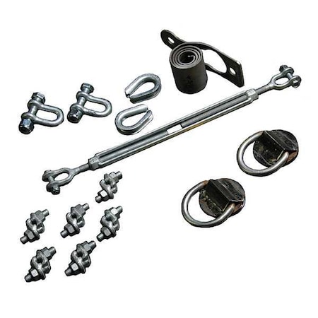 Lifeline Kit, 60 ft., Silver MPN:15072
