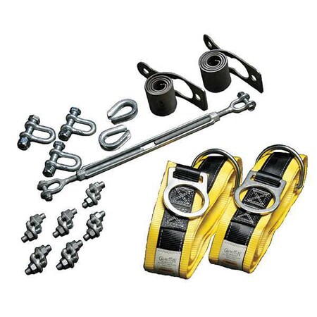 Lifeline Kit, 60 ft., Silver MPN:15073