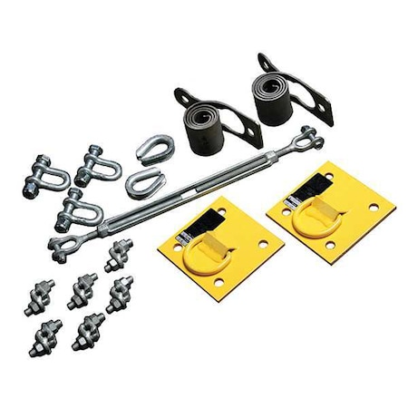 Lifeline Kit, 60 ft., Silver MPN:15074