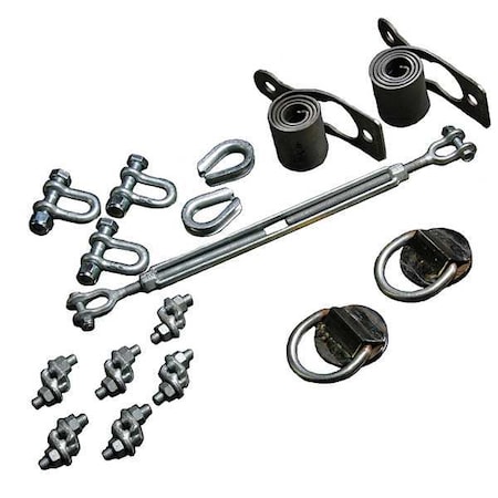 Lifeline Kit, 60 ft., Silver MPN:15075
