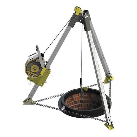 Rescue and Descent System, 310 lb., Steel MPN:20001