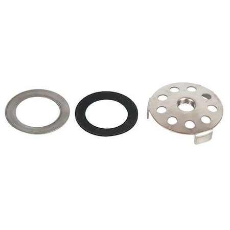 Stainless Steel Drain Plate w/Gasket & Washer MPN:AP150-012B