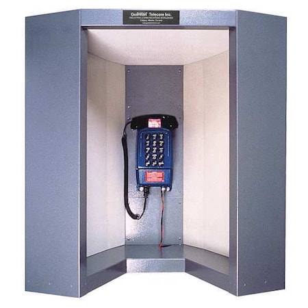 Acoustic Booth, Gray, Galvanizd Liner, 24dB MPN:P9010