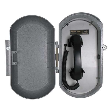 Aluminum Casting Ringdown Telephone, VoIP, Wall Mount, Gray MPN:ACR-11-V