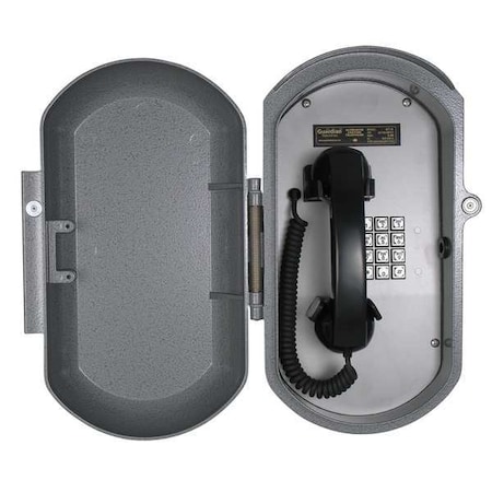 Aluminum Casting Telephone, VoIP, Wall Mount, Gray MPN:ACT-30-V
