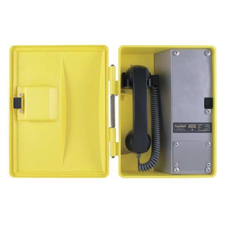 Weather Resistant Ringdown Telephone, Curly Cord MPN:WRR-11