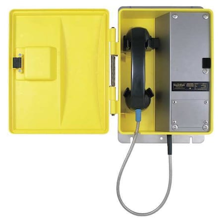 Weather Resistant Ringdown Telephone, Armored Cord MPN:WRR-41