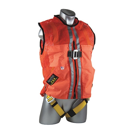 Orange Mesh Constructiontux Harness Xl Size MPN:02130-ORS