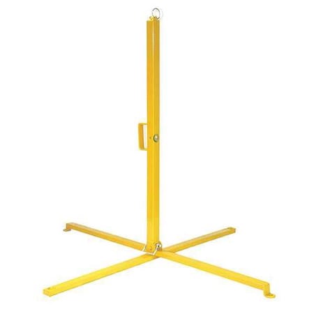Warning Line Single Stanchion 3 Piece 39.5