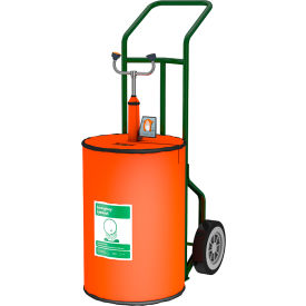 15GAL Heated Eyewash/Drench Hose w/ Hand Truck MPN:G1562HTR-HAT