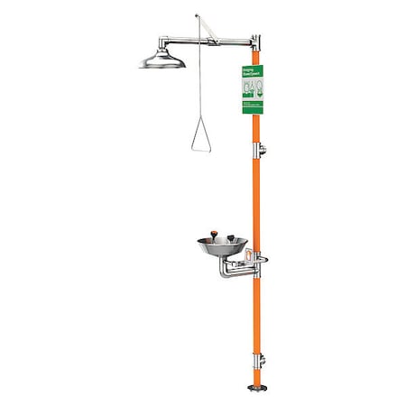 All Stn Stl Emer Eye Wash/Shower 316 Stn Stl MPN:G1991