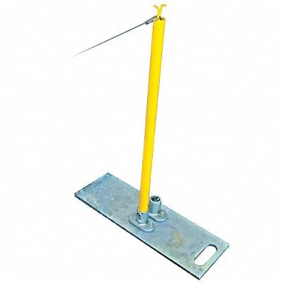 Warning Line Mast 41-1/2  H Yellow MPN:15039
