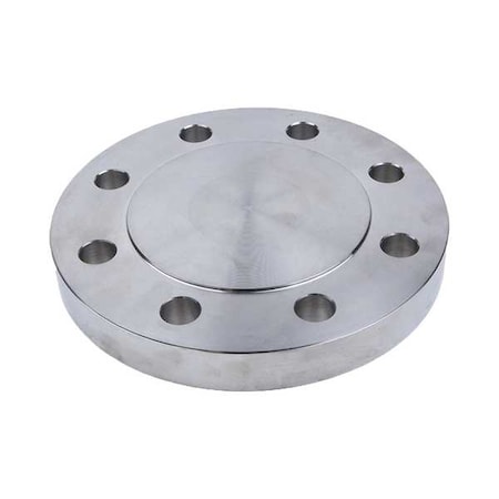 Blind Flange, 10 in NPS, 316L Stainless Steel, Raised Face, Class 150, 12 Bolt Holes MPN:FLS61RFBL1000