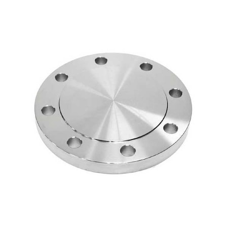 8 in 316L Stainless Steel Blind Flange, Raised Face, Class 150, ASME B16.5, ASTM A182 MPN:FLS61RFBL800