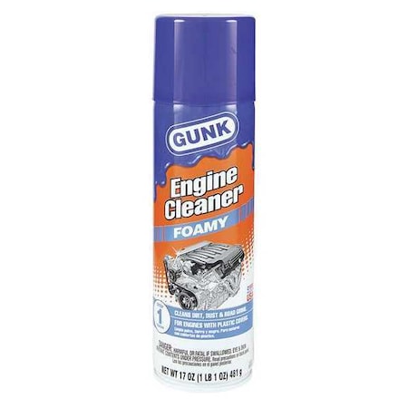 Foamy Engine Cleaner, 17 oz Aerosol Can, Ready To Use, Solvent Based MPN:FEB1