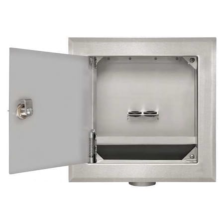 Dialysis Box Two Valve Holes(Less Valves) Locking Door MPN:82648