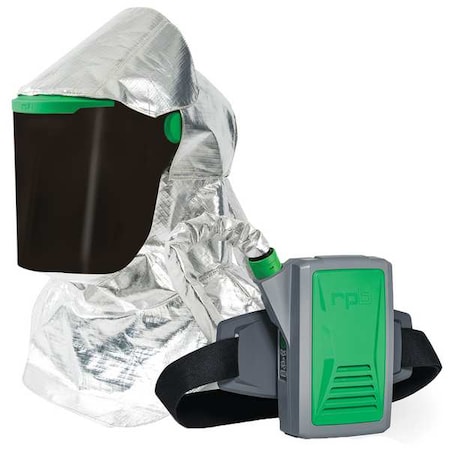 Z-Link Respirator, Radiant Heat, Loose Fitting, Belt-Mount, 4 pt Ratchet MPN:16-018-24-IR5
