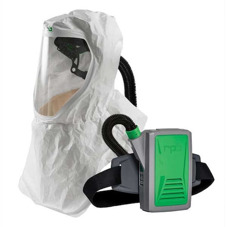 Sealed Seam Hood Air, T200, Loose Fitting, Belt-Mount, 4 pt Ratchet MPN:17-218-13