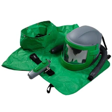 Supplied Air Respirator, Green/Gray/Black, RPB Nova 3 Blast Respirator With C40 Climate Control, Nova 3 MPN:NV3-705-50