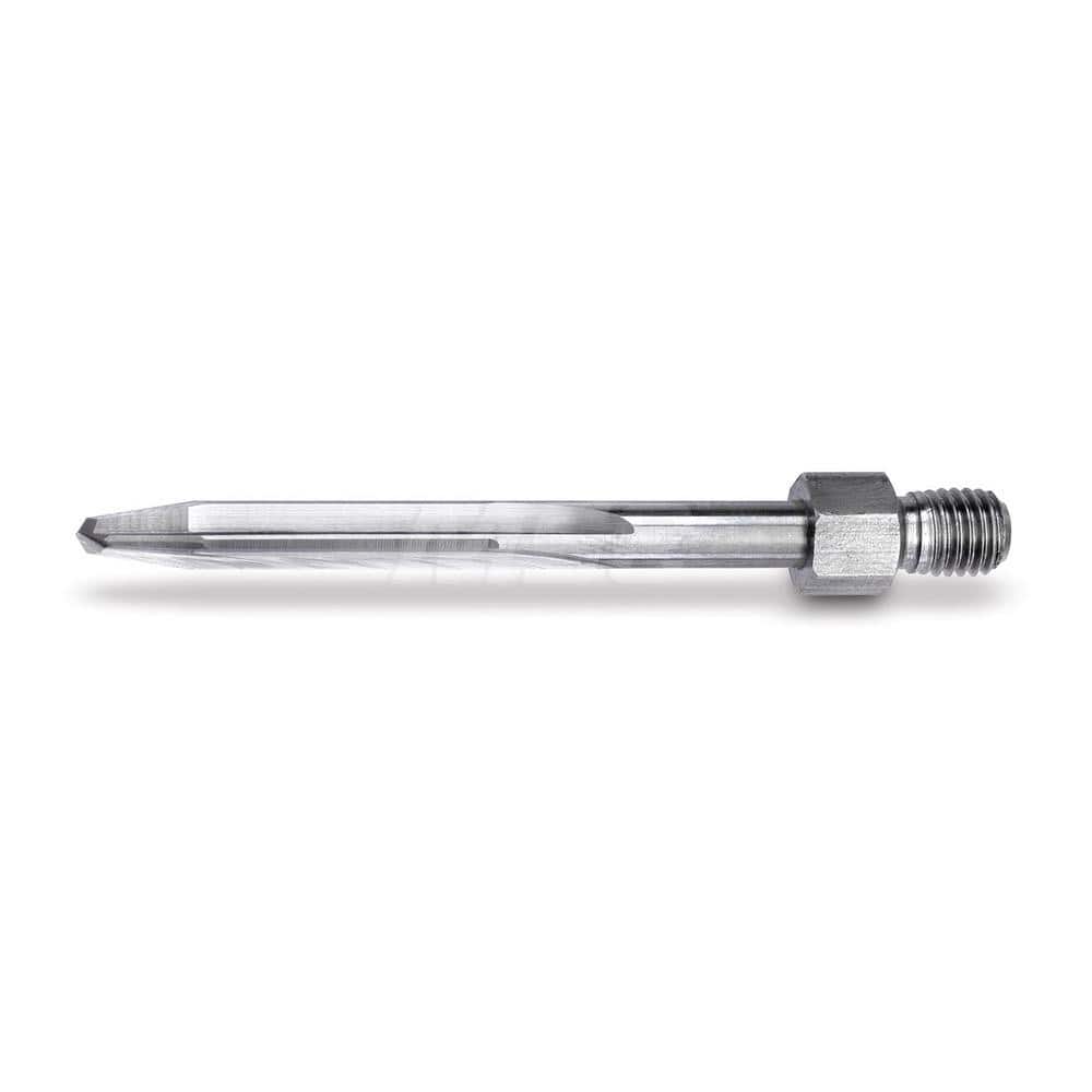Threaded Shank Drill Bits; Type: Aircraft Drill; Drill Bit Size (Decimal Inch): 0.2500; Drill Bit Size (Inch): 1/4; Drill Point Angle: 120; Shank Type: Threaded; Point Type: Reamer MPN:420825