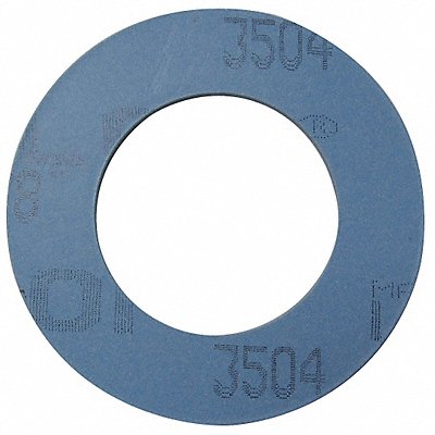 Flange Gasket 1 in 1/8 in Blue PTFE MPN:3504RG-0150-125-0100
