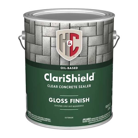 Concrete Dustproofer Floor Sealer, Gloss Finish, Clear, Oil Base MPN:50.100304-16