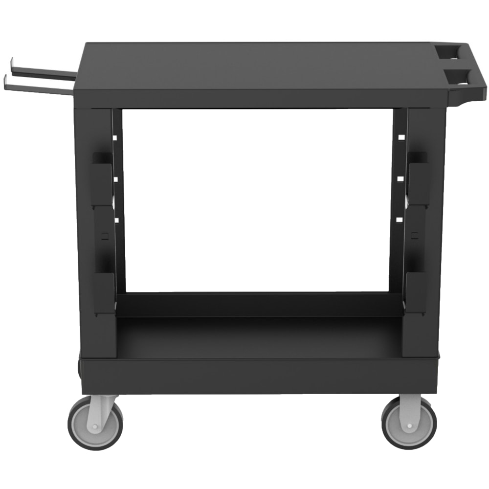 LUX Heavy-Duty Industrial Cart, 33-1/2inH x 32-1/4inW x 18inD, Black MPN:EC12-NDUST-B
