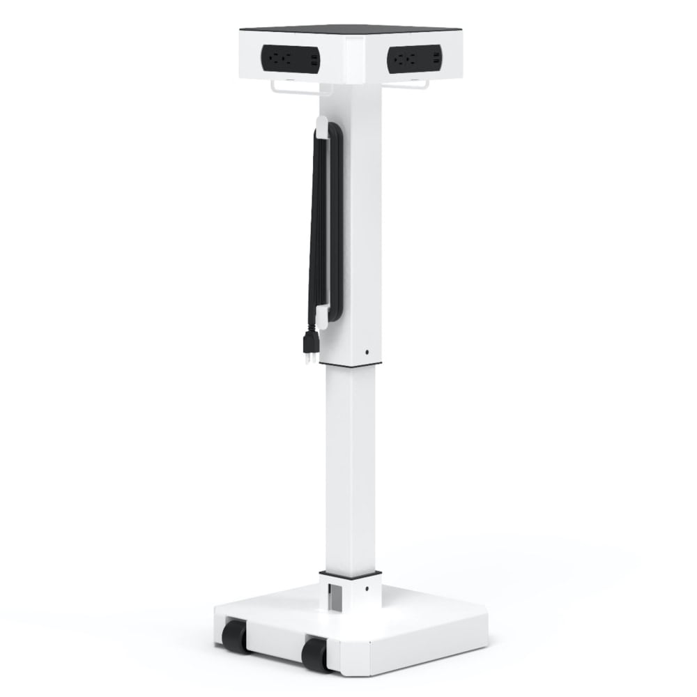 Luxor LuxPower 16-Device AC And USB Charging Tower, White MPN:LUXPWR-WH