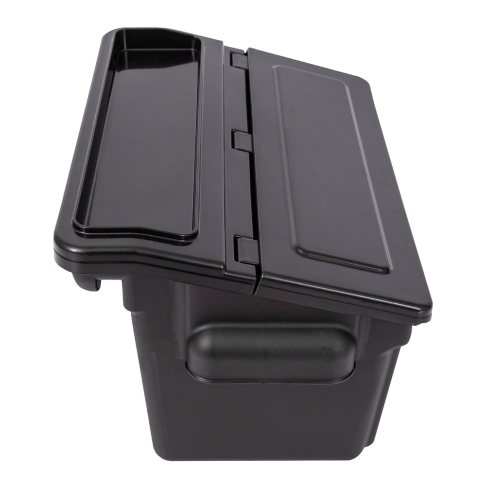 Luxor Outrigger Utility Cart Bins, 9inH x 14inW x 10-1/4in, Black, Pack Of 2 Bins MPN:OUTRIGBIN-2PK