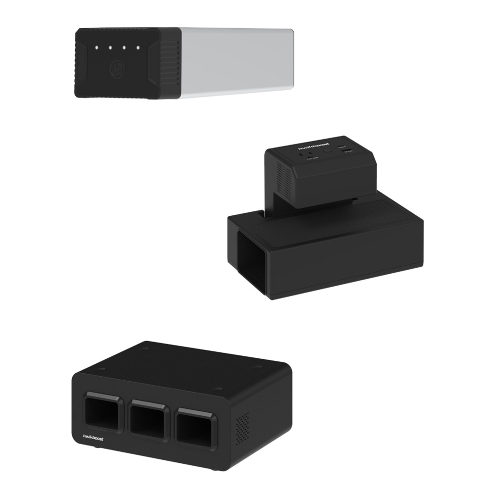 Luxor EdgePower Desktop Charging Station System, Light Use Bundle, Black/Silver, KBEP-3B3C3 MPN:KBEP-3B3C3