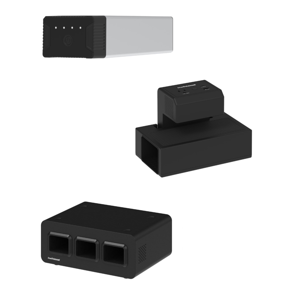 Luxor EdgePower Desktop Charging Station System, Medium Use Bundle, Black/Silver, KBEP-6B3C3 MPN:KBEP-6B3C3