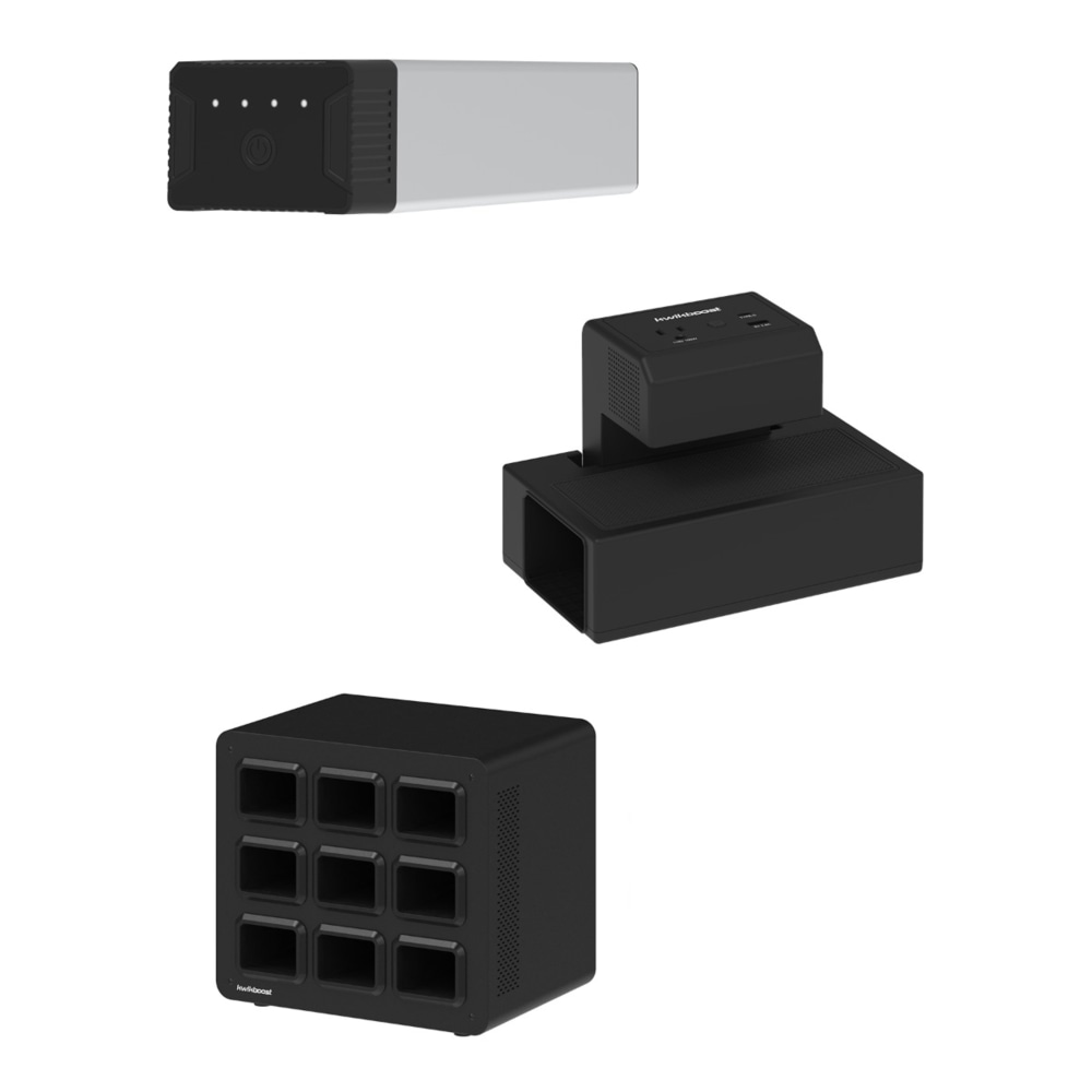 Luxor EdgePower Desktop Charging Station System, Heavy Use Bundle, Black/Silver, KBEP-9B6C9 MPN:KBEP-9B6C9