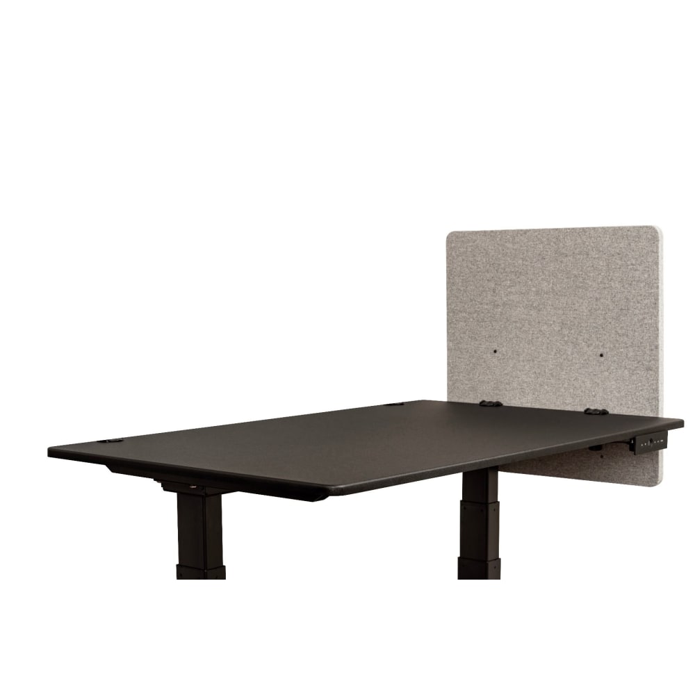 Luxor RECLAIM Acoustic Desktop Privacy Panel, 24in x 24in, Misty Gray MPN:RCLM2424MG