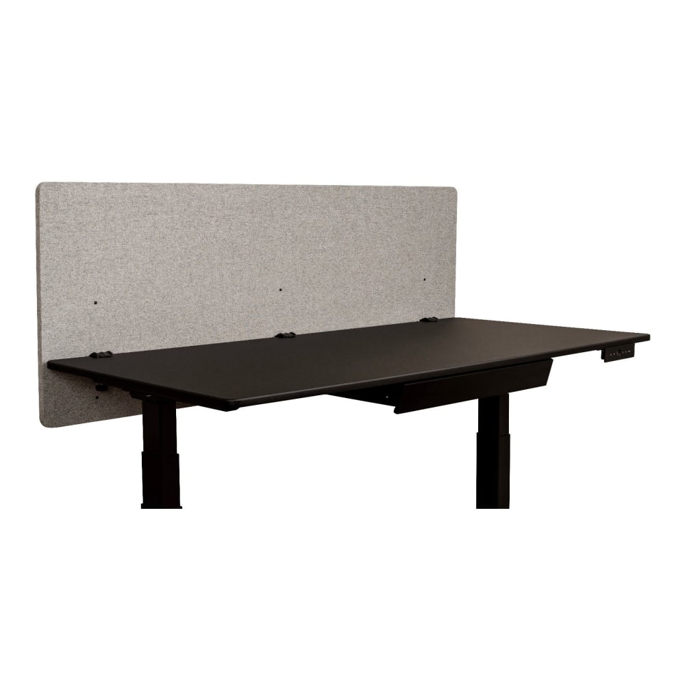 Luxor RECLAIM PET Acoustic Privacy Panel, 24in x 60in, Misty Gray MPN:RCLM6024MG
