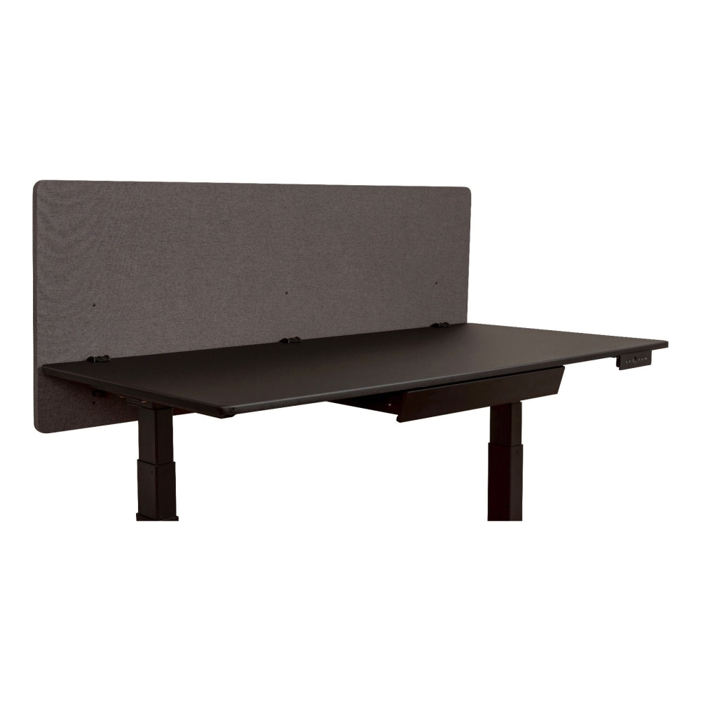 Luxor RECLAIM PET Acoustic Privacy Panel, 24in x 60in, Slate Gray MPN:RCLM6024SG