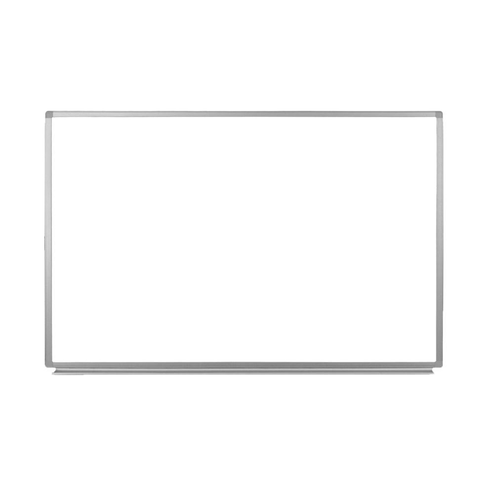 Luxor Magnetic Dry-Erase Whiteboard, 36in x 24in, Aluminum Frame With Silver Finish MPN:WB3624W