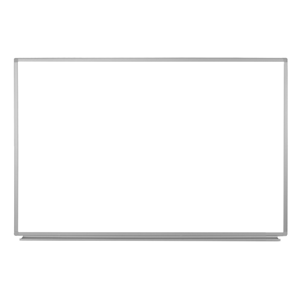 Luxor Magnetic Dry-Erase Whiteboard, 60in x 40in, Aluminum Frame With Silver Finish MPN:WB6040W